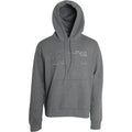 Sweat à capuche gris Dolce & Gabbana en coton avec logo, pull décontracté et confortable, vue de face.