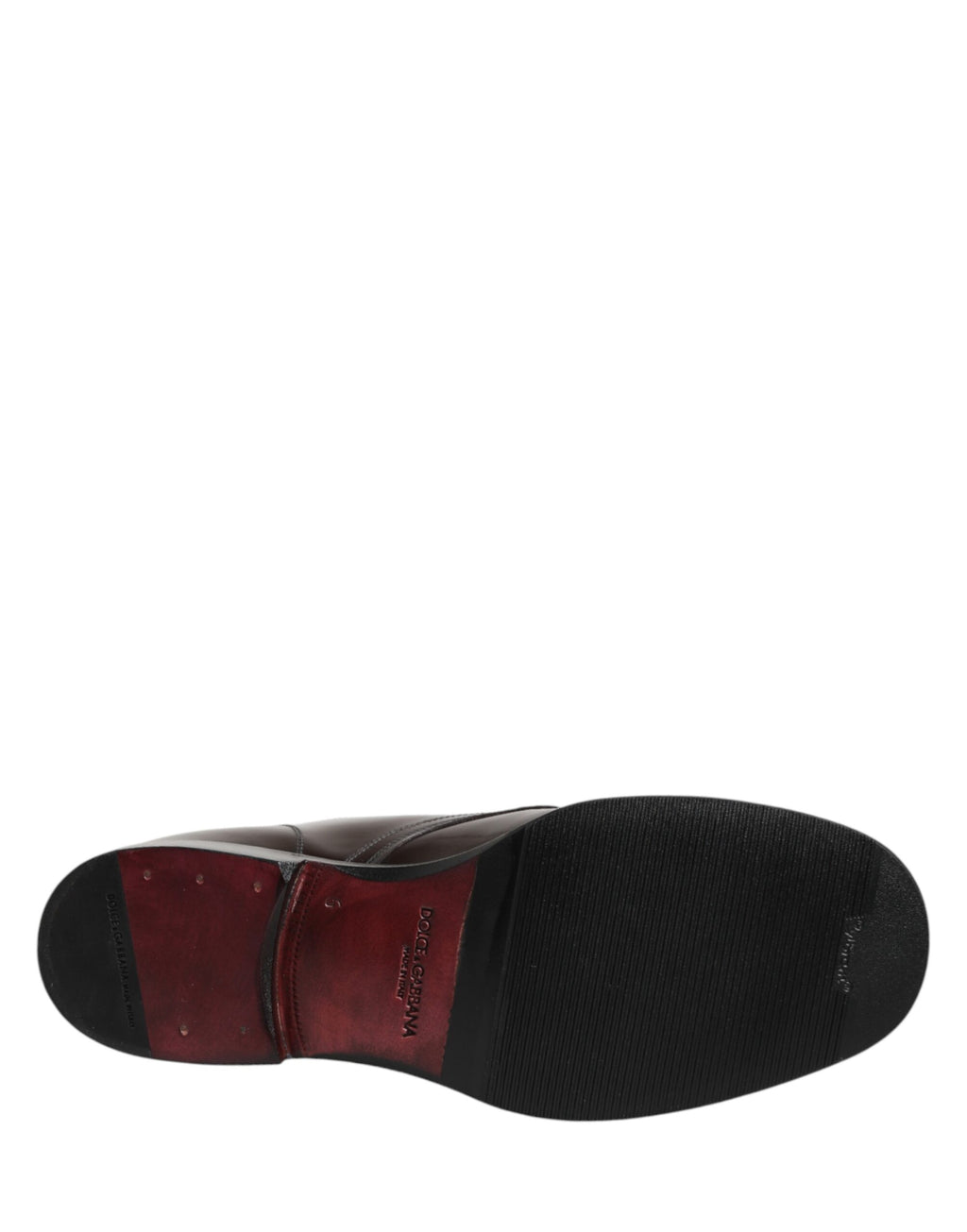 Bottes noires en cuir Dolce & Gabbana, mi-mollet, avec lacets, élégantes et sophistiquées, pour femmes.