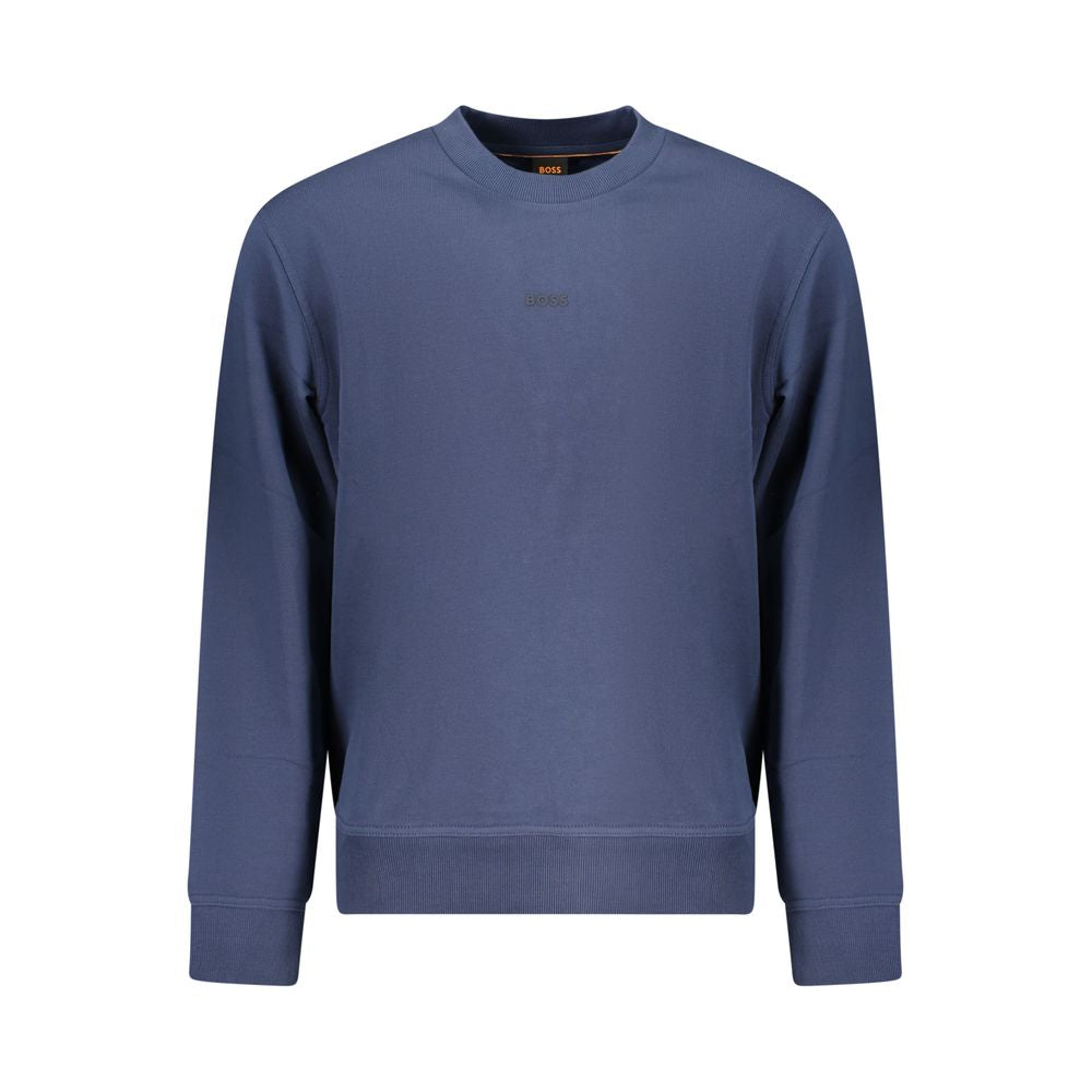 Hugo Boss blaues Herren-Sweatshirt aus Baumwolle