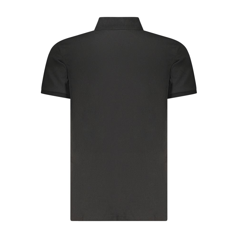 Calvin Klein schwarzes Herren-Polohemd aus Baumwolle