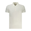 Calvin Klein Bianco Cotton Herren Polohemd