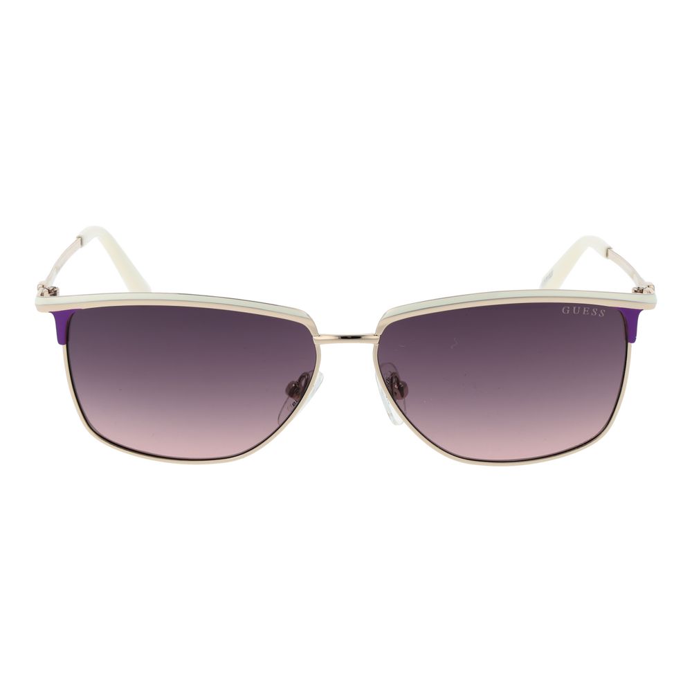 Guess White Metal-Sonnenbrille