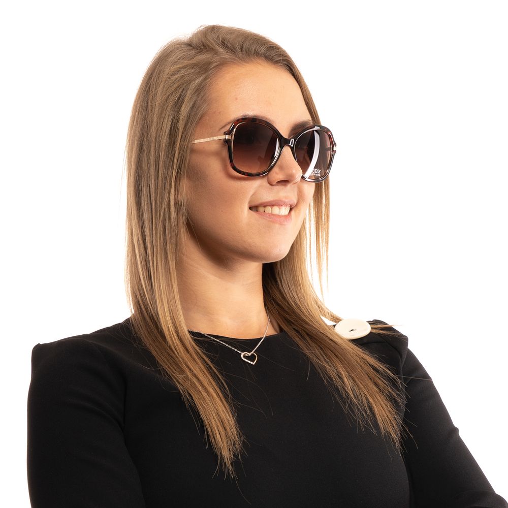 Guess Brown Metall- & Kunststoff-Sonnenbrille
