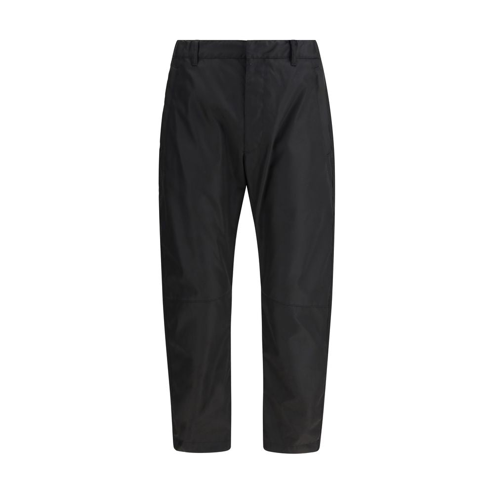Prada Freizeithose aus recyceltem schwarzem Polyamid