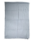 Dolce & Gabbana Light Blue Cashmere Knitted Shawl Scarf