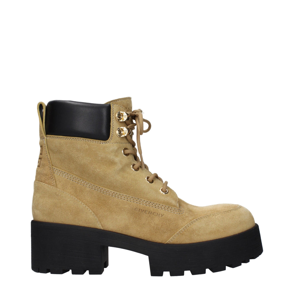Bottes ankle en cuir marron Givenchy, style élégant, avec semelle en caoutchouc et design sophistiqué.