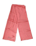 Dolce & Gabbana Red Checkered Plaid Neck Wrap Shawl  Scarf