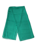 Dolce & Gabbana Green Stole Silk Neck Wrap Shawl Scarf