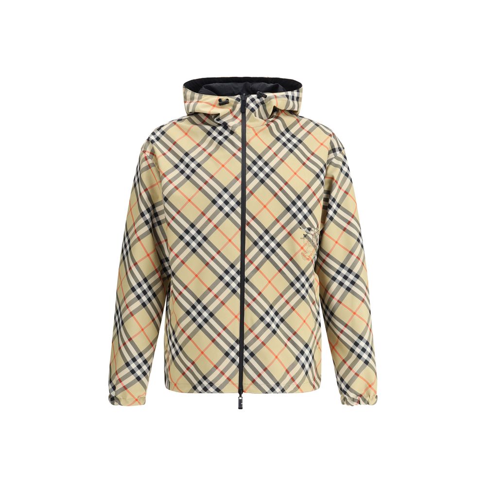 Veste en polyester multicolore Burberry, coupe moderne, détails colorés, matière légère et résistante, pour un style élégant.