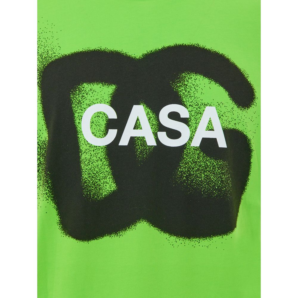 Vêtement de sport en coton vert de Dolce & Gabbana, style décontracté et confortable pour l'été ou l'entraînement.