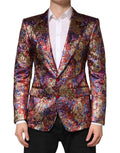 Dolce & Gabbana Mehrfarbiger Jacquard Einreihiger Blazer