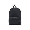 Sac à dos noir en polyamide armani exchange avec poche avant zippée et patch de marque discret