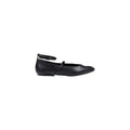 Chaussure plate mary jane en cuir noir avec design minimaliste et bride cheville armani exchange polyester