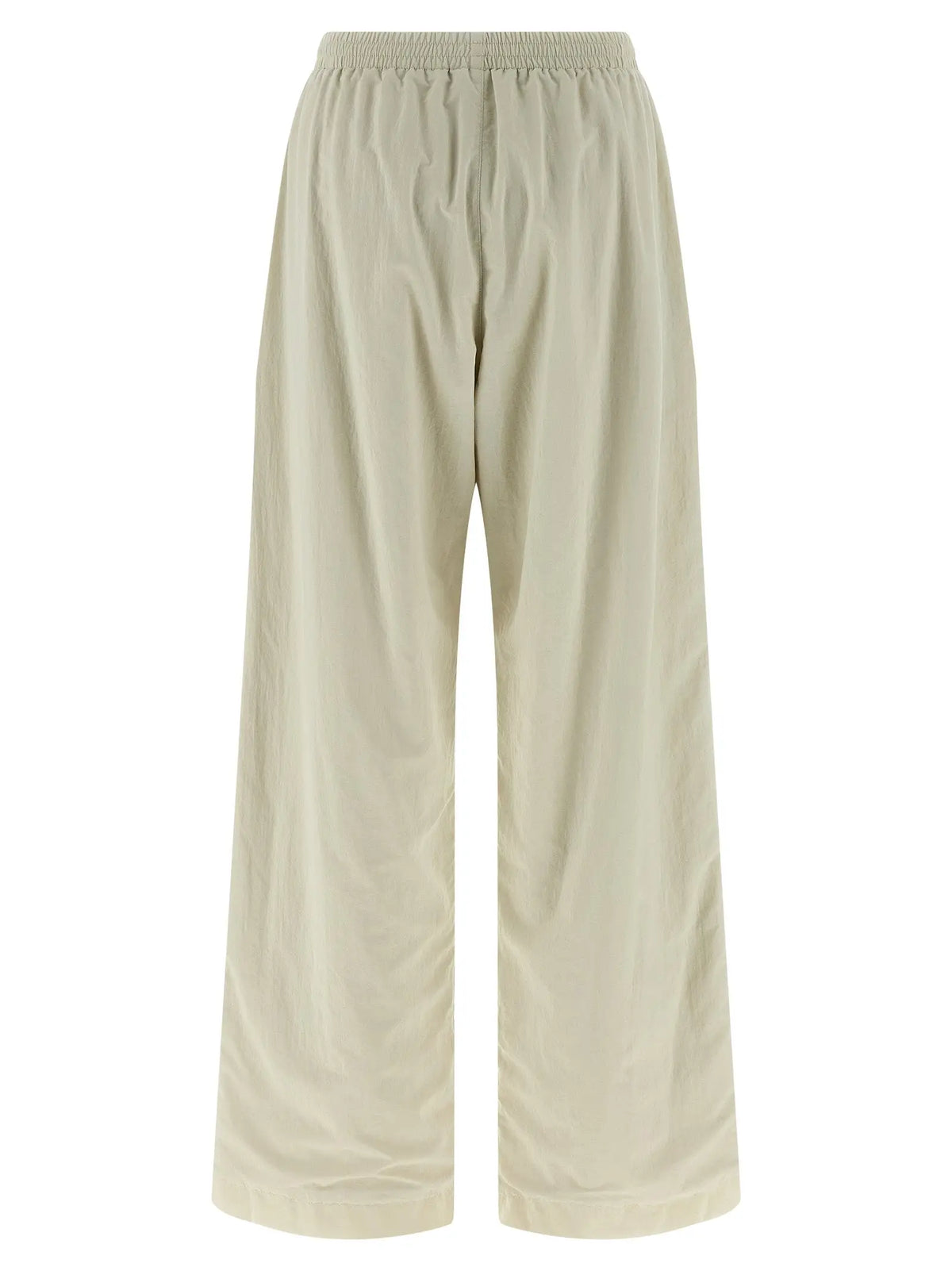 Pantalon jogger beige balenciaga en polyamide avec taille élastique et tissu léger pour le sport
