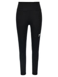 Legging balenciaga noir en polyester avec logo blanc under armour sur la cuisse gauche