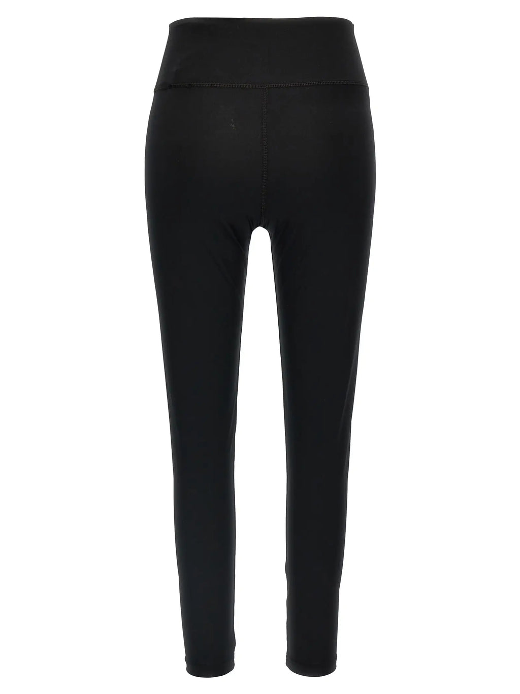 Leggings balenciaga noirs taille haute en polyester stretch lisse et ajusté