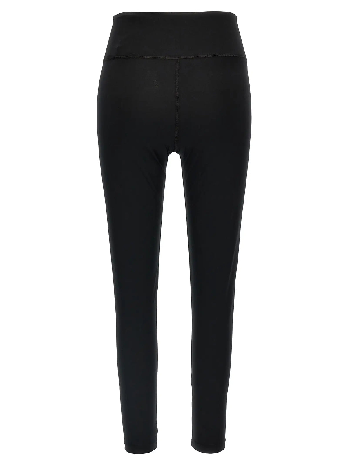 Leggings balenciaga noirs taille haute en polyester stretch lisse et ajusté