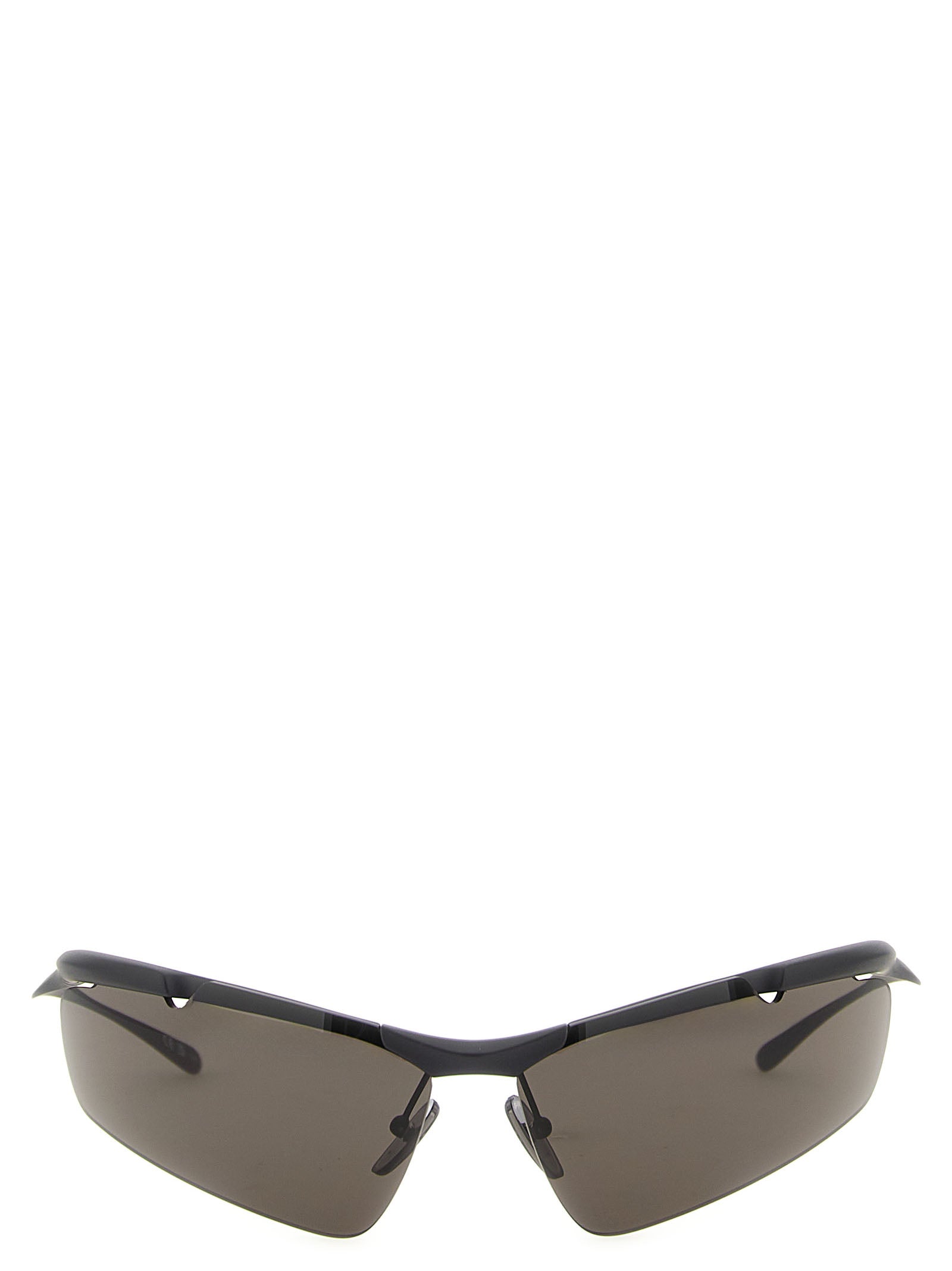 Lunettes de soleil noires en polyamide de la marque Balenciaga, avec monture élégante et design moderne.