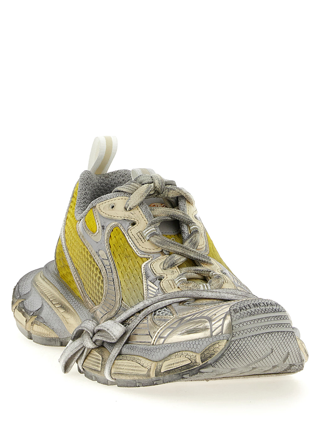 Chaussures de sport Bicolor en polyéthylène Balenciaga, baskets athlétiques modernes avec design élégant et matériaux légers.