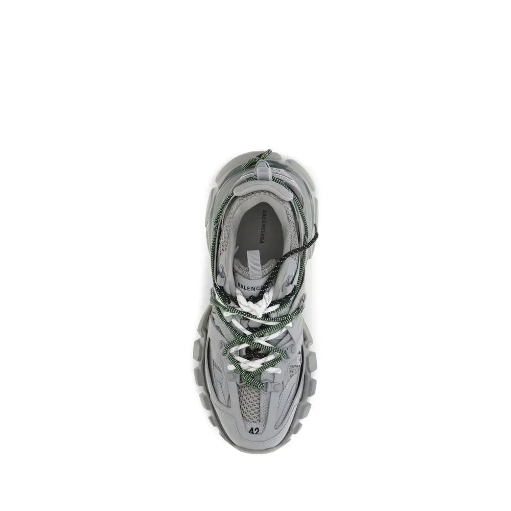 Baskets balenciaga gray polyethylene en mesh avec semelle en caoutchouc épaisse pour athlétisme