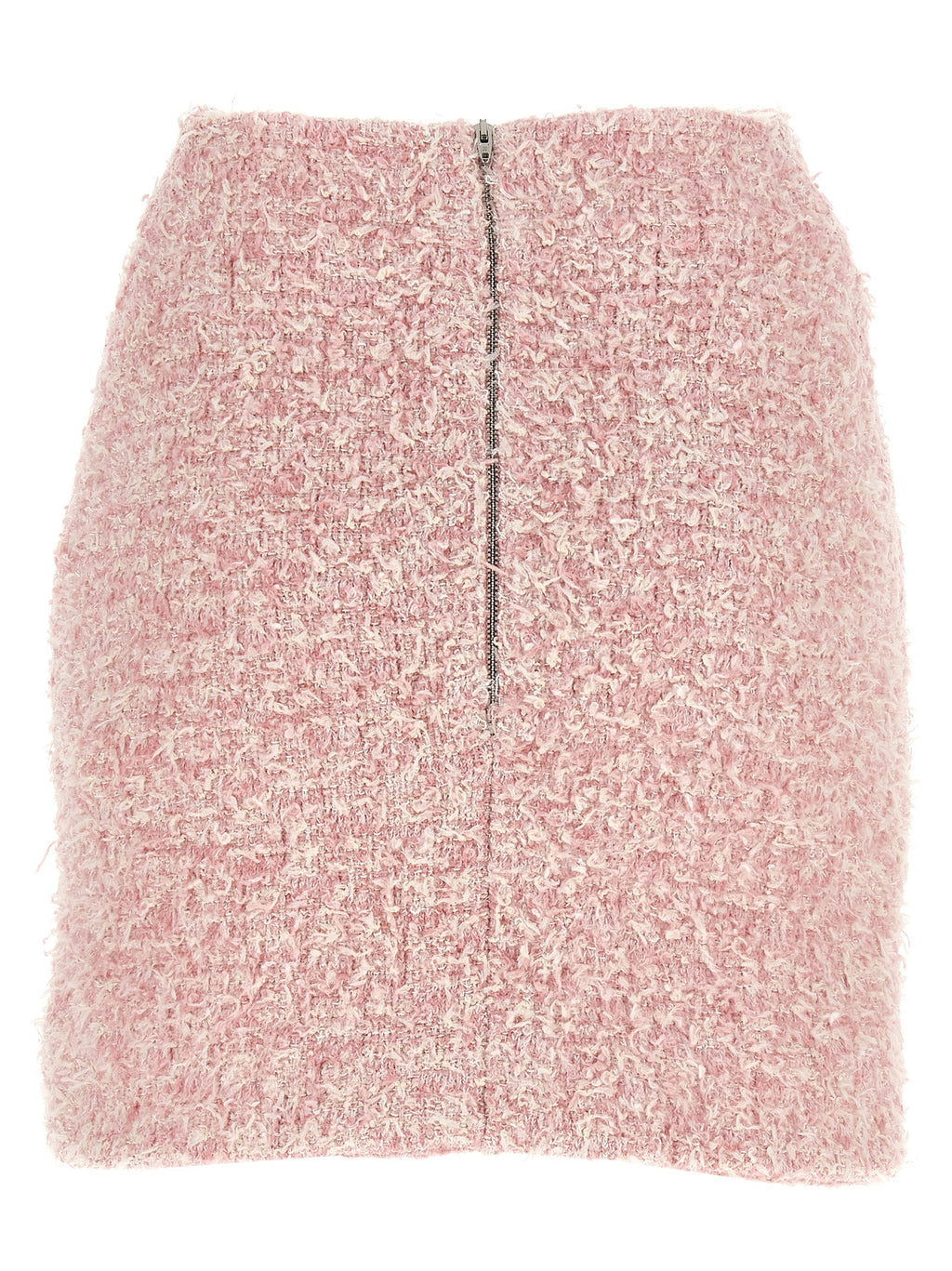 Jupe longue en coton multicolore de Balenciaga, avec un design moderne et élégant, visible avec des motifs vibrants et une coupe fluide.
