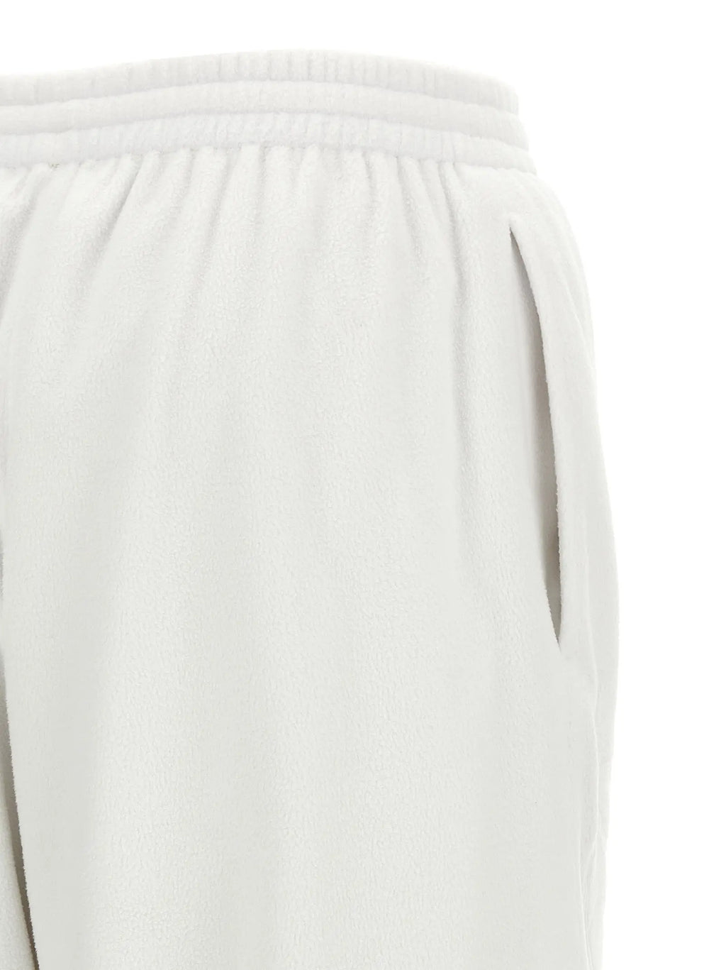 Pantalon de sport balenciaga polyamide multicolore avec joggers en coton blanc taille élastique douce et poches latérales