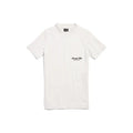 T-shirt balenciaga blanc en coton avec logo script beverly hills noir subtil sur la poitrine