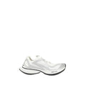 Baskets balenciaga blanches en polyéthylène avec semelle futuriste argentée et design chunky sportif