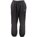 Calvin klein pantalon de survêtement homme en coton noir avec taille à cordon et bas élastiques
