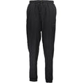 Calvin klein black cotton women sweatpants en joggers noirs à cordon avec coupe fuselée élégante et logo discret sur la cuisse