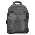 Sac à dos homme calvin klein noir en polyester avec design minimaliste et texture gris foncé