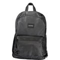 Sac à dos homme calvin klein noir en polyester avec tissu texturé et coutures discrètes