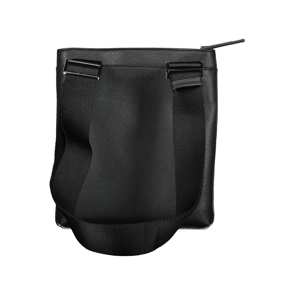 Calvin klein sac bandoulière pour homme en polyester noir avec bandoulières réglables et fermeture éclair