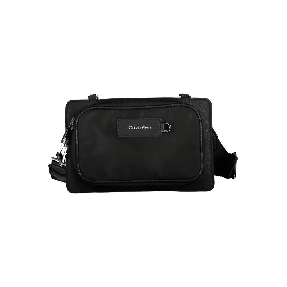 Sac bandoulière calvin klein noir en polyester pour homme avec design minimaliste et tissu durable