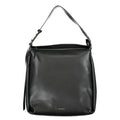 Sac bandoulière calvin klein noir en cuir avec design minimaliste et une lanière réglable en polyester