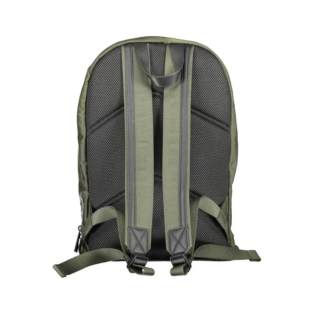 Sac à épaule femme calvin klein noir en polyester avec dos en mesh noir renforcé et bretelles olives