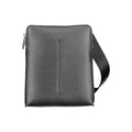 Sac bandoulière homme calvin klein noir en polyuréthane avec cuir texturé et design minimaliste élégant