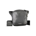 Calvin klein sac bandoulière homme noir en polyuréthane avec tissu texturé et portefeuille assorti