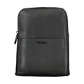 Sac à bandoulière calvin klein noir en cuir synthétique avec sac à dos texturé et logo embossé discret sur la poche avant