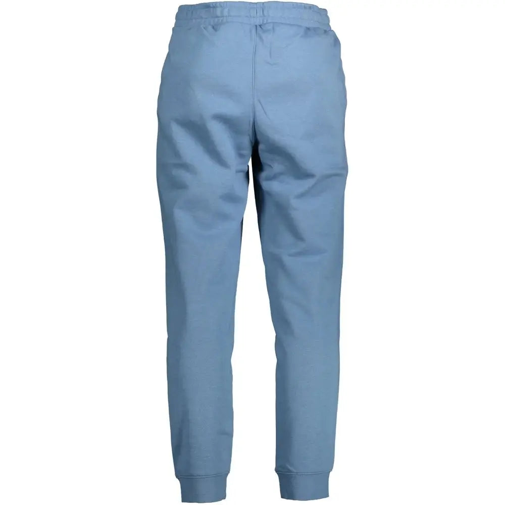 Pantalon de jogging calvin klein bleu clair en coton avec taille élastique et poignets côtelés pour homme