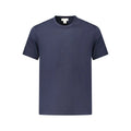 T-shirt homme calvin klein bleu marine en coton avec logo brodé discret sur la poitrine, col rond