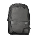 Sac à dos pour homme Calvin Klein en polyester noir, design moderne et pratique avec poches et détails élégants.