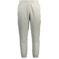 Pantalon de jogging calvin klein gris clair en coton avec logo brodé subtil sur la cuisse
