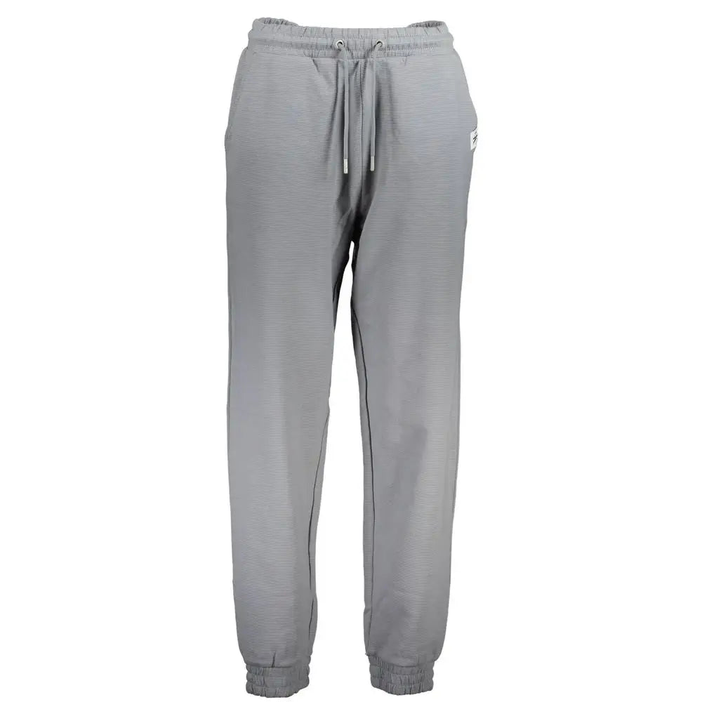 Pantalon de jogging calvin klein grigio en coton gris avec taille à cordon et bas élastique pour femme