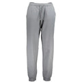 Pantalon de jogging calvin klein grigio en coton gris avec taille à cordon et bas élastique pour femme