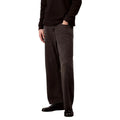 Jeans Calvin Klein noirs en lyocell coupe décontractée large avec délavage subtil en denim gris foncé