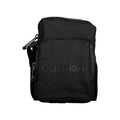 Sac bandoulière calvin klein nero nylon pour homme noir avec logo embossé discret et compartiments zippés