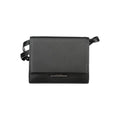 Sac bandoulière femme calvin klein nero poliuretano noir avec surface texturée et design minimaliste