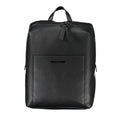 Sac à dos calvin klein nero en polyester noir avec surface texturée et design minimaliste pour homme
