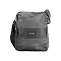 Sac bandoulière calvin klein nero polyester pour homme noir avec tissu texturé et design minimaliste élégant